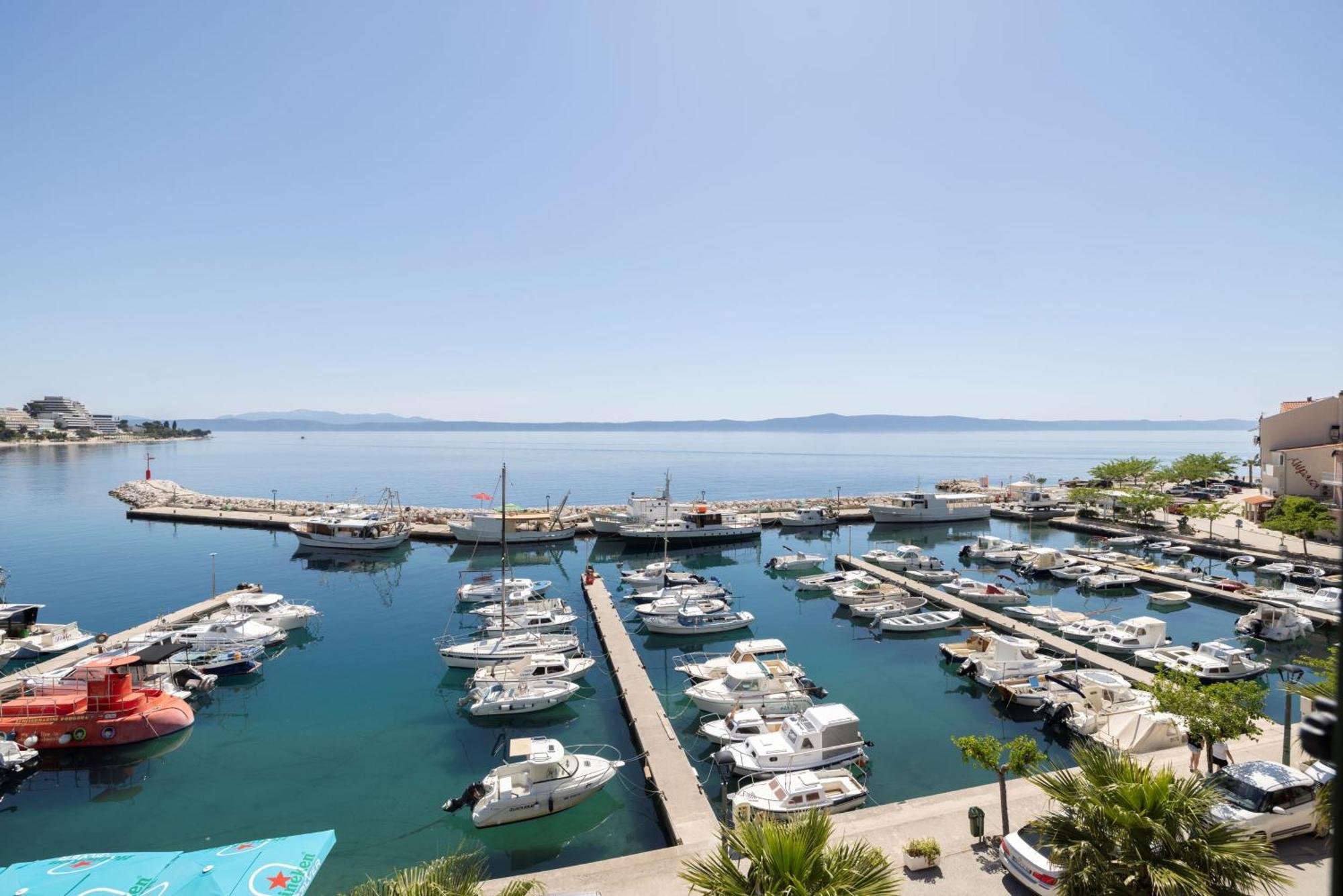 Jasminka Apartments Podgora Bagian luar foto